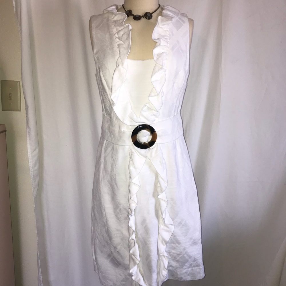 Milly of New York 100% white cotton dress